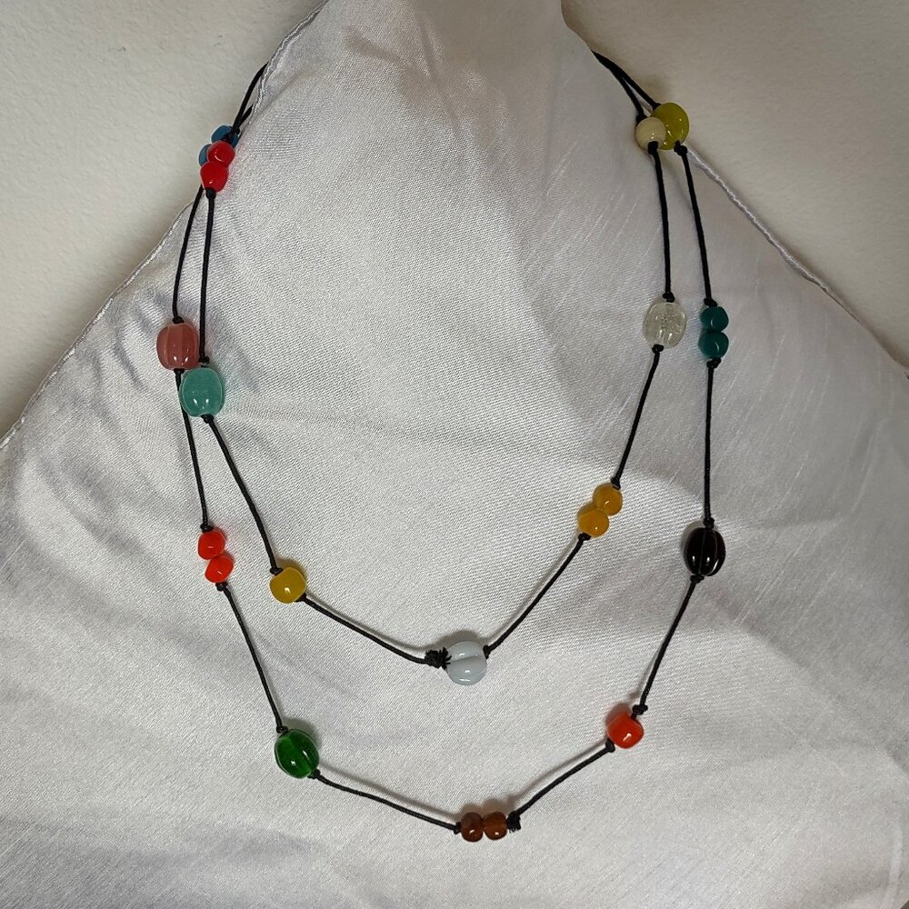 Vintage gemstones necklace